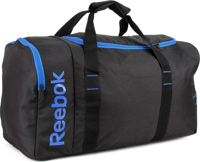 

REEBOK 20 inch/52 cm Reebok Mid Grip Travel Duffel Bag(Blue, Black), Black;blue