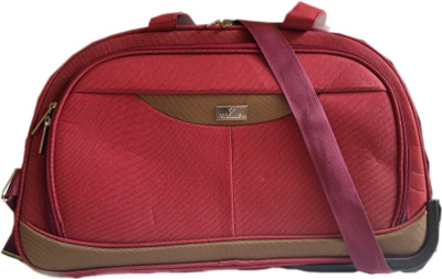 Pragmus 20 inch/51 cm (Expandable) HR Duffel Strolley Bag(Maroon)