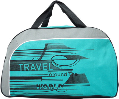 

Heels & Handles Mora Travel Duffel Bag(Blue, Grey, Black), Black;blue;grey