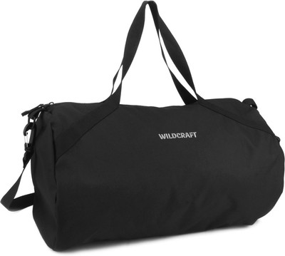 

Wildcraft 18 inch/46 cm The Drum 2_Black Gym Bag(Black)