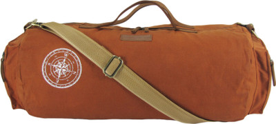 

The House of Tara Waxed Canvas Duffle/Gym Bag Travel Duffel Bag(Orange)