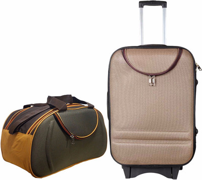

Caris chosb001 Travel Duffel Bag(Beige, Brown)