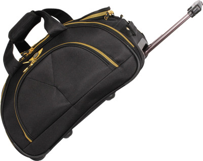 

Ventex 20" German 2 Wheel Duffel Trolley Duffel Strolley Bag(Black)