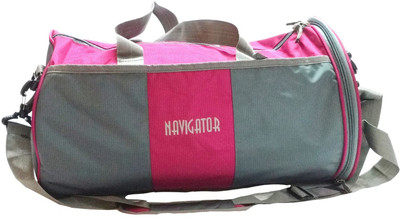 

Navigator SureDeal Travel/Duffle Gym Bag Travel Duffel Bag(Grey, Pink)