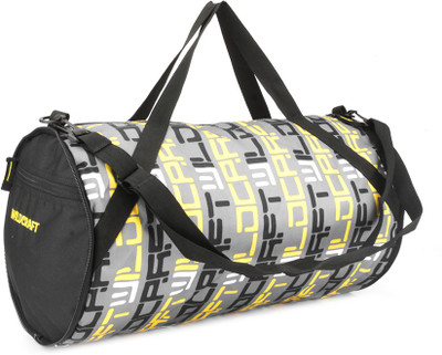 Wildcraft 18 inch/46 cm Eclipse Yellow Travel Duffel Bag(Grey, Yellow)