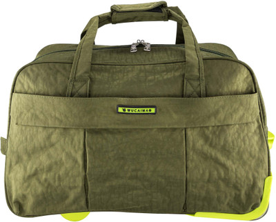 

ANNI CREATIONS 18 inch/46 cm Trolly Travel Duffel Bag(Green)