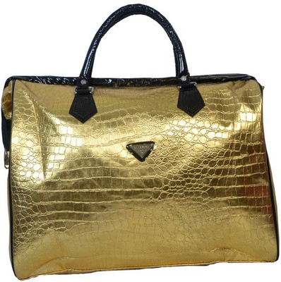 

Frosty Fashion (Expandable) FF01001530 Travel Duffel Bag(Gold)