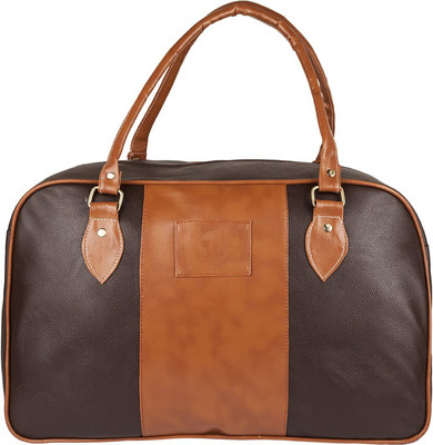 

3G remium Artificial leather Travel Duffel Bag(Brown)