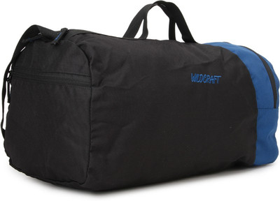 

Wildcraft 18 inch/46 cm Combat Travel Duffel Bag(Blue, Black), Black;blue