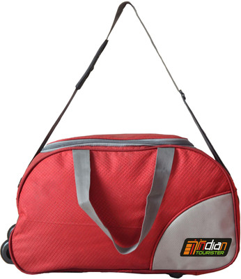 

Indian Tourister Casual Duffel Strolley Bag(Red)