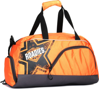

The Vertical IRON Travel Duffel Bag(Black, Orange)