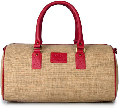 

The Clownfish Exclusive Jute Duffel Strolley Bag Duffel Strolley Bag(Maroon)