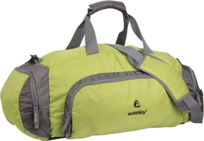 

Outshiny (Expandable) Sleek Green Bag Travel Duffel Bag(Green, Grey)