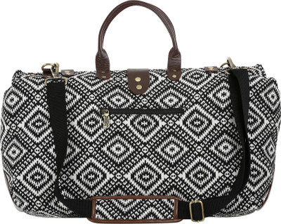 

Zobello 50 inch/127 cm 81038A Travel Duffel Bag(Black, White)