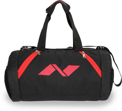 

Nivia 17 inch/43 cm Beast Gym Bag Gym Bag(Black, Red)