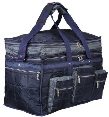 

SuiDhaga 3D Double Decker Travelling Bag 22 Inches (Dimension: 53*28*38 CM) Travel Duffel Bag(Blue)