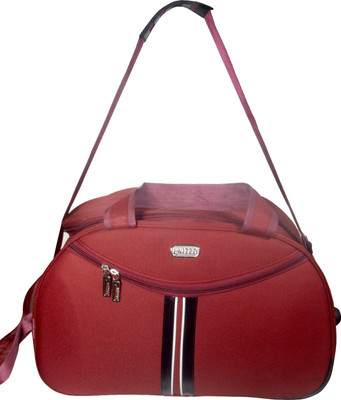 

United Bag Udb020 2tone Strapped Travel Duffel Bag(Red)