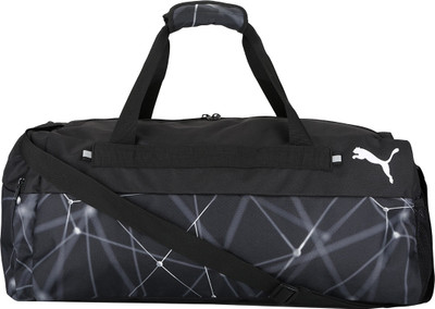 

Puma Fundamentals Sports Bag Graphic M Gym Bag(Black)