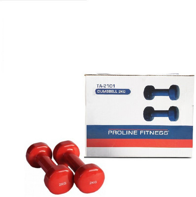

Proline Proline Fitness TA-2101 Dumbbell 2Kg RED Fixed Weight Dumbbell(2 kg)