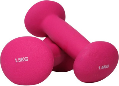 

B FIT USA NEOPRENE CLASSIC Fixed Weight Dumbbell(1.5 kg), Pink