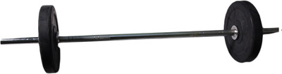 

Royal 2kg_2pc_Low_Cost_plates_3ft_Straight_rod_with_lock Adjustable Dumbbell(5 kg), Silver