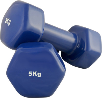 

SportSoul VINYL Fixed Weight Dumbbell(10 Kg), Blue