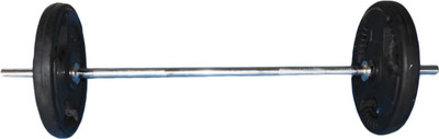 

Royal 5Kg 2Plates with 3feet 23mm Straight ROD Adjustable Dumbbell(11 kg), Silver