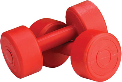 

Fitpro 8 Kg PVC (Multi-color) Fixed Weight Dumbbell(8 kg), Red