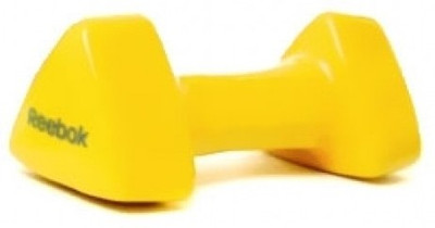 

REEBOK Studio Vinyl Handweight Fixed Weight Dumbbell(5 kg), Yellow