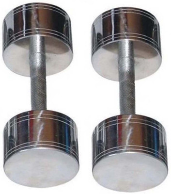 

Monika Sports Moni Fixed Weight Dumbbell(3 kg), Silver