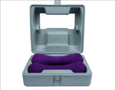 

B FIT USA Bone Shape Neoprene Fixed Weight Dumbbell(1.5 kg), Purple