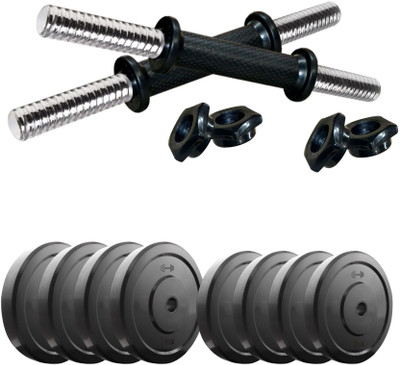 

Headly DM-22KG COMBO16 Adjustable Dumbbell(22 kg), Multicolor