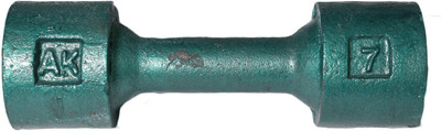 

Royal 7kg_1pc_Casting_green_dumbel Fixed Weight Dumbbell(7 kg)