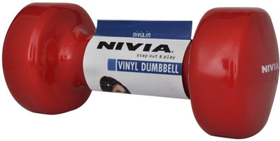 

Nivia AB6034 Fixed Weight Dumbbell(4 kg), Red