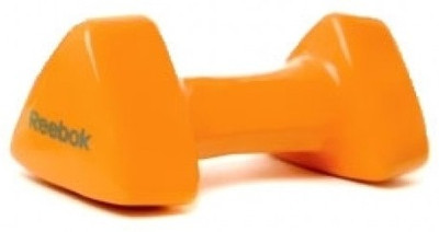 

REEBOK Studio Vinyl Handweight Fixed Weight Dumbbell(2 kg), Orange