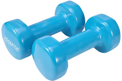 

COCKATOO VINYL Fixed Weight Dumbbell(4 kg), Multicolor