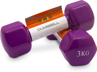 

Burn BFA2001-3 Fixed Weight Dumbbell(3 kg), Purple