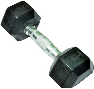 

Royal DMBLS-022 Fixed Weight Dumbbell(5 kg), Black