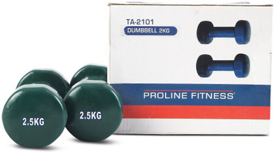 

Proline PROLINE FITNESS TA-2101_GREEN Fixed Weight Dumbbell(2.5 kg)
