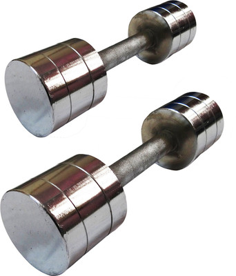 

Royal Chrome - Silver Fixed Weight Dumbbell(15 kg)