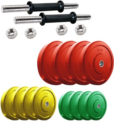 

Headly DM-CP-38KG COMBO16 Adjustable Dumbbell(38 kg), Multicolor