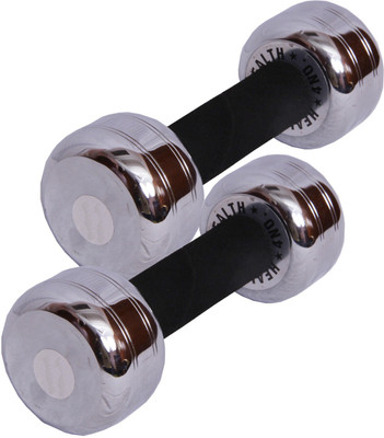 

Kids Craft Round Edge Steel 3kg X 2 Pcs Fixed Fixed Weight Dumbbell(3 kg), Silver