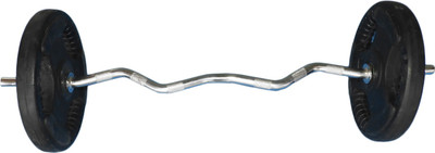 

Royal 5Kg 2Plates with 3ft 23mm Curve ROD-Z bar Adjustable Dumbbell(11 kg), Silver