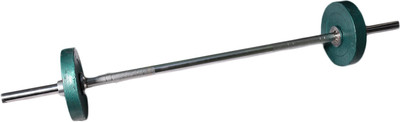 

Royal 3kg_2pc_Casting_green_plates_3ft_Straight_rod_with_lock Adjustable Dumbbell(7 kg), Silver