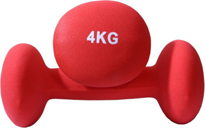 

B FIT USA Neoprene Fixed Weight Dumbbell(4 kg), Red