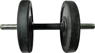 

Royal 1pc Black Handle + 2kg_2pc_Low Cost Plates Adjustable Dumbbell(4 kg), Silver