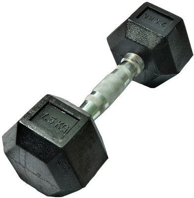 

Royal DMBLS-024 Fixed Weight Dumbbell(7.5 kg), Black