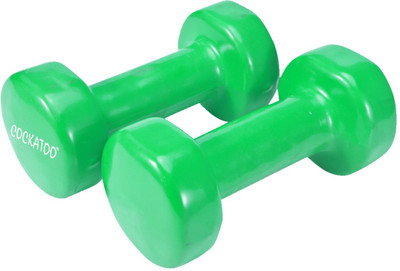 

COCKATOO VINYL Fixed Weight Dumbbell(3 kg), Multicolor
