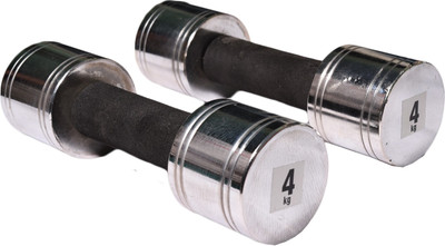 

Royal 4kg_2pc_Chorme_silver_dumbbell Adjustable Dumbbell(8 kg)