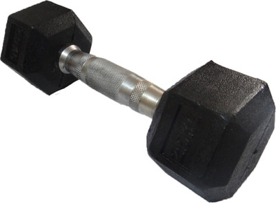 

Royal Hexagonal Fixed Weight Dumbbell(2.5 kg), Black;silver